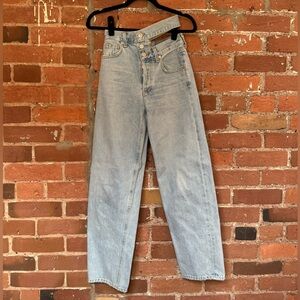 SOLD OFF POSHMARK - AGOLDE broken waistband denim